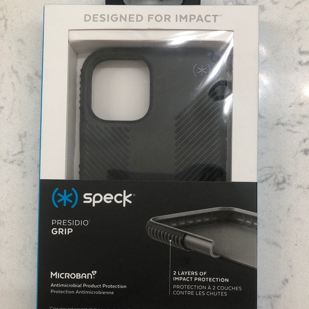 Black Speck phone case. Never been used. For IPhone 11 Pro.